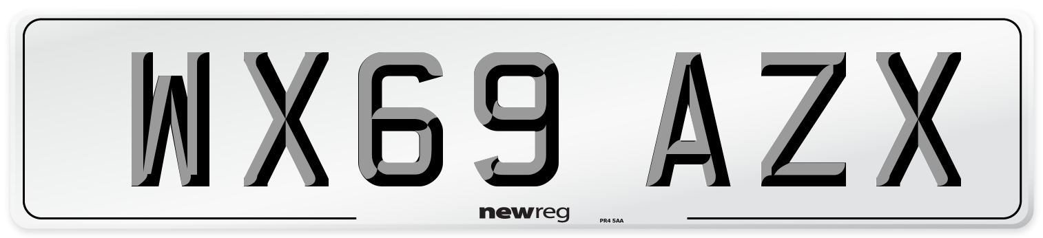 WX69 AZX Number Plate from New Reg